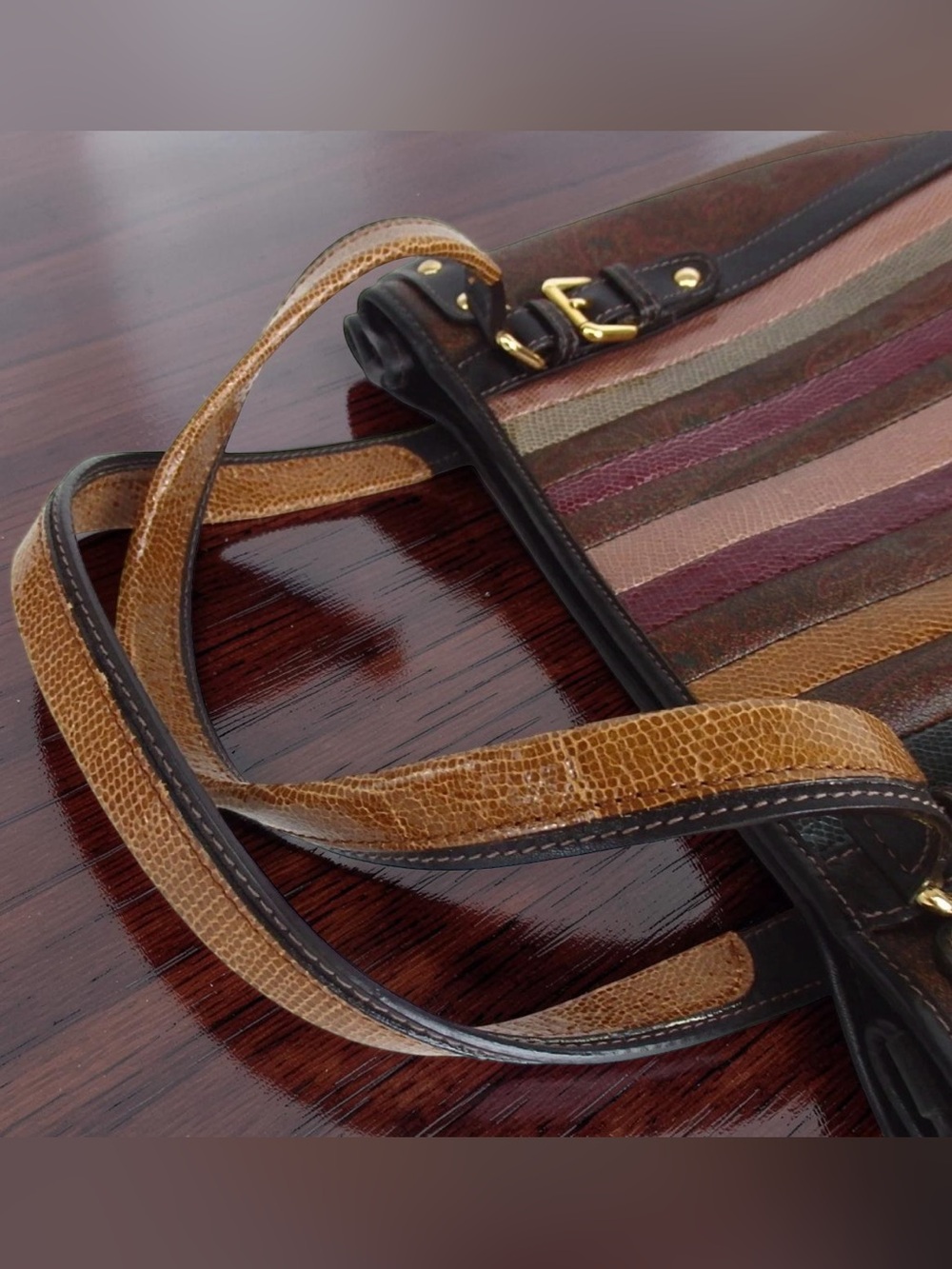 ETRO Milano Paisley Tote Bag π - Picture 14 of 16
